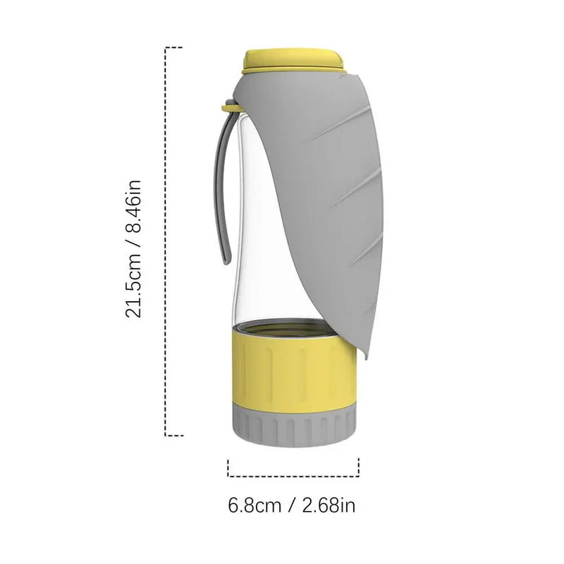 Garrafa de água para cachorro portátil, 300ml, à prova de vazamento, para beber cachorro, viagem, para caminhadas, acampamento, piquenique