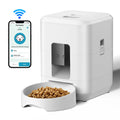 Petavista Alimentador Automático para Gatos Pet Smart WiFi Dispensador de Ração com Controle Remoto Alimentador Automático para Gatos Cachorros Acessórios para Alimentos Secos